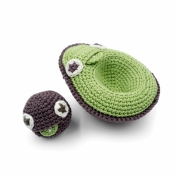 Mama Avocado Hand Crocheted Rattle