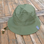 Frida Sun Hat with Wooden Toggle in Organic Cotton (UV)