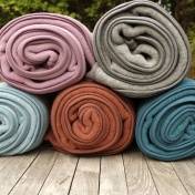 Organic Merino Wool Fleece Blanket
