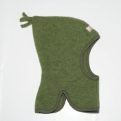 Pixie Balaclava with Tassel in Organic Merino Fleece
