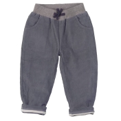 Fully Lined Organic Cotton Corduroy Trousers For Babies