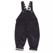 Jersey Lined Dungarees in Organic Cotton Cord