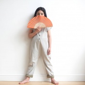 Organic Cotton Seersucker Jumpsuit