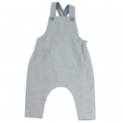 Cotton Seersucker Baby Dungarees Cotton Seersucker Baby Dungarees