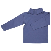 Children\'s Plain Polo Neck Long-Sleeved Shirt