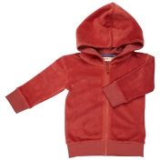 Soft Organic Cotton Velour Hoody