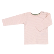 Organic Cotton Fine Stripe Long-Sleeved Shirt