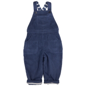 Jersey Lined Dungarees in Organic Cotton Cord