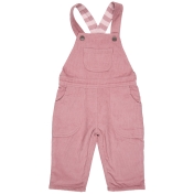 Jersey Lined Dungarees in Organic Cotton Cord