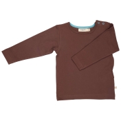 Plain Long-Sleeved T-Shirt in Organic Cotton