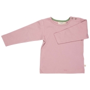 Plain Long-Sleeved T-Shirt in Organic Cotton