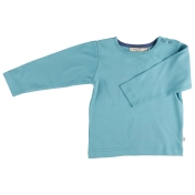 Plain Long-Sleeved T-Shirt in Organic Cotton