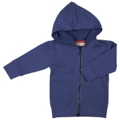 Zip Hoody in Soft Organic Cotton