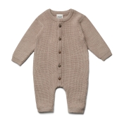 100% Knitted Merino Button Overall
