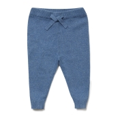 Soft Knit Jogging Pants in Organic Cotton and Linen