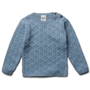 Soft Textured Knit Jumper in Organic Cotton