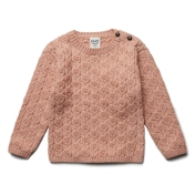 Soft Textured Knit Jumper in Organic Cotton