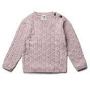 Soft Textured Knit Jumper in Organic Cotton
