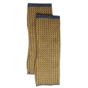 Merino Wool Jacquard Wrist Warmers
