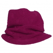 Neck Warmer in Knitted Organic Merino Wool and Silk