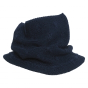 Neck Warmer in Knitted Organic Merino Wool and Silk