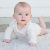 Long-Sleeved Baby Body In Soft Organic Cotton