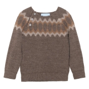 Children\'s Semi Hand Knitted Baby Alpaca Raglan Jumper