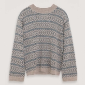Women\'s Soft Baby Alpaca Pattern Sweater