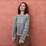 Women's Soft Baby Alpaca Pattern Sweater