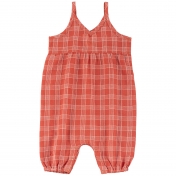 Baby Strap Suit in Woven Organic Cotton
