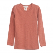 Children\'s Plain Long-Sleeved Tee in Organic Cotton