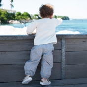 Baby Pants in Light Woven Organic Cotton