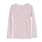 Children\'s Stripy Long-Sleeved Tee in Organic Cotton