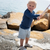 Summer Shorts in Light Woven Organic Cotton