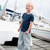 Summer Trousers in Light Woven Organic Cotton