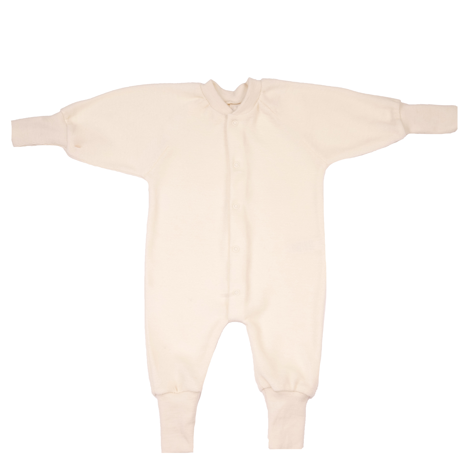 AllInOne Pyjamas Without Feet in Merino Wool Footless children