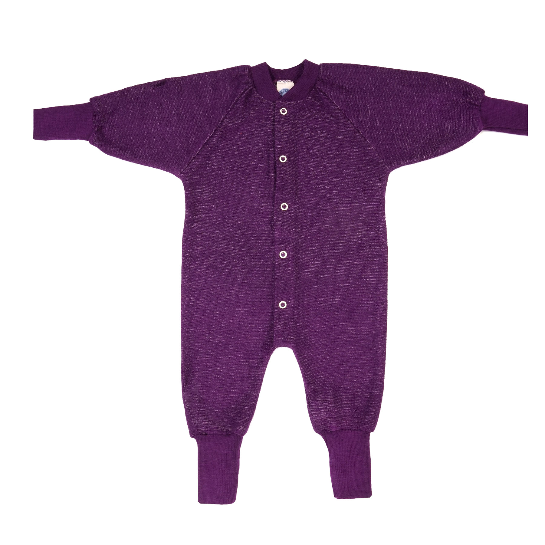 AllInOne Pyjamas Without Feet in Merino Wool Footless children
