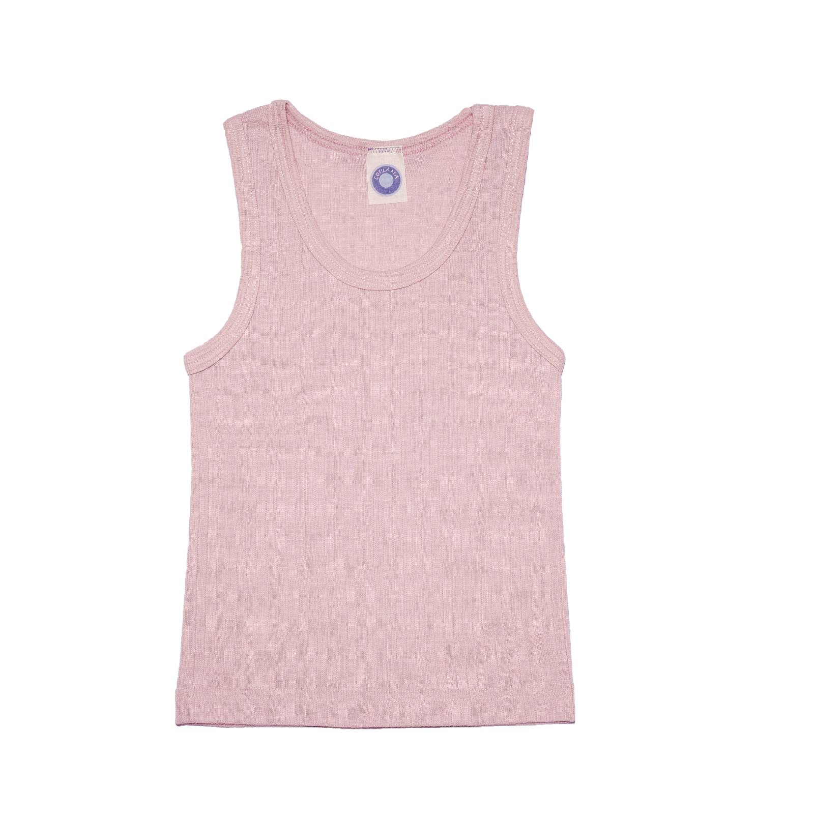 Child's Sleeveless Vest in Organic Cotton, Merino Wool & Silk [91230 ...
