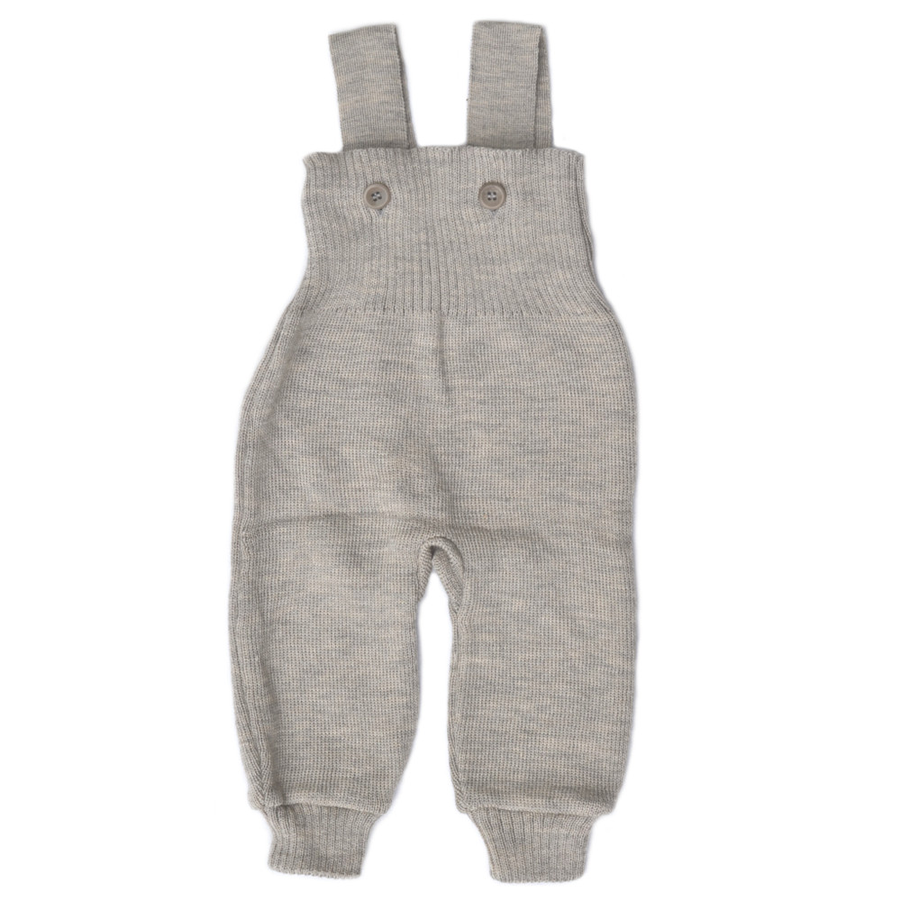 Dungarees in Organic Merino Wool by Disana. Baby and children's