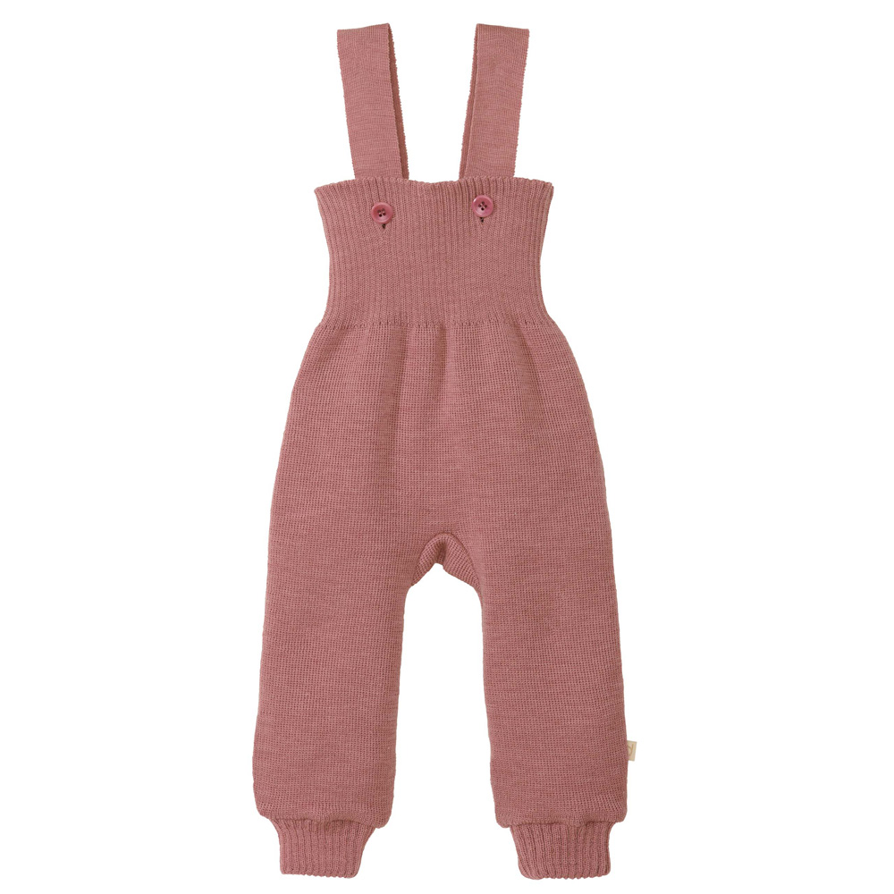 Dungarees in Organic Merino Wool by Disana. Baby and children's