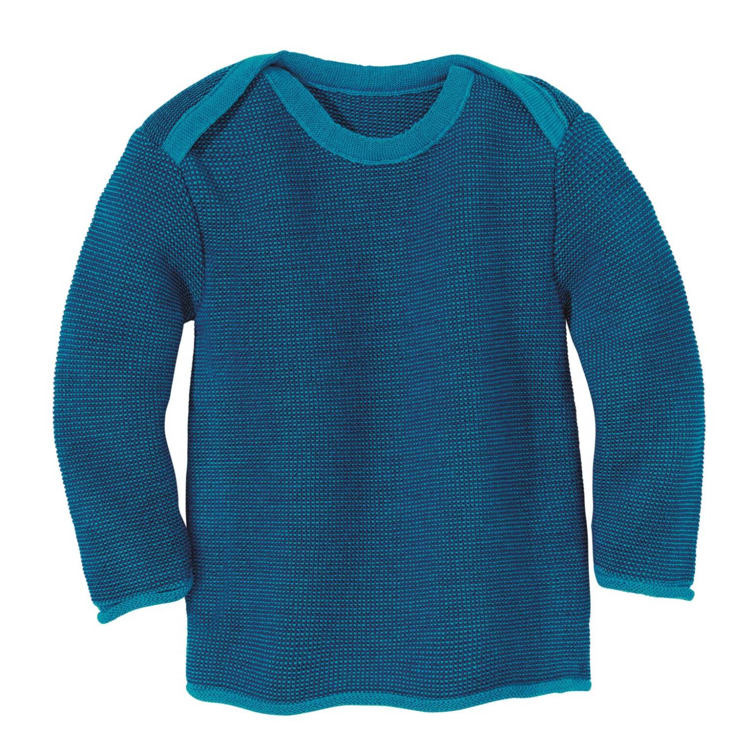 Baby Jumper in Organic Merino Wool Melange Organic Merino Wool
