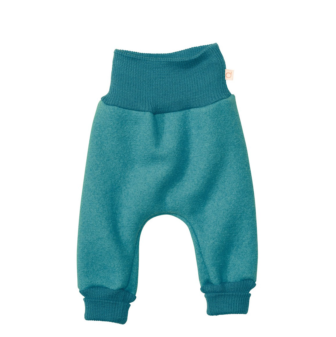 Organic Boiled Wool Baby Trousers with Cuffs [3321] £38.00