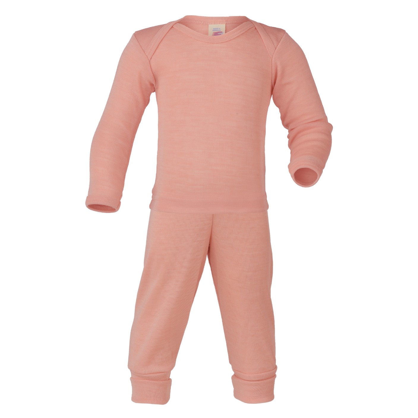 Wool & Silk Blend Baby Pyjamas Twopiece Baby PJs in Wool and Silk