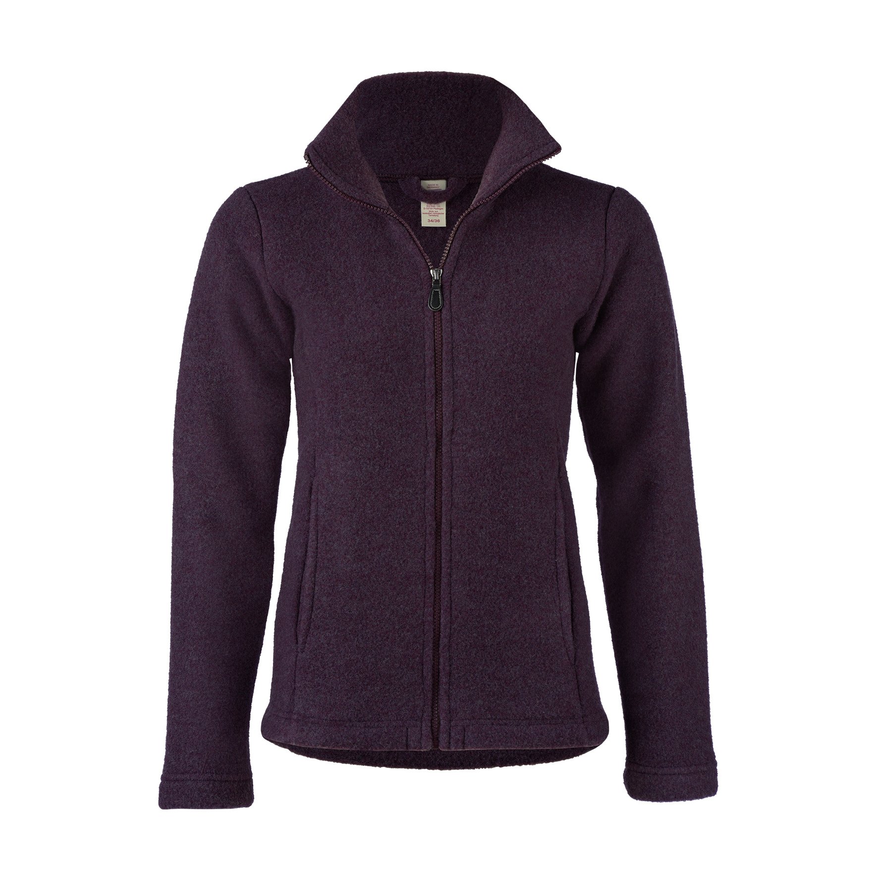Fitted Wool Zip Fleece Jacket for Women Women's Fitted Zip Fleece in