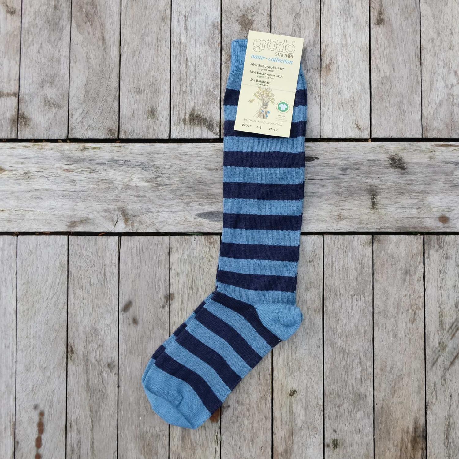 Children's Knee Length Socks in Organic Wool and Cotton [24028] £9.30
