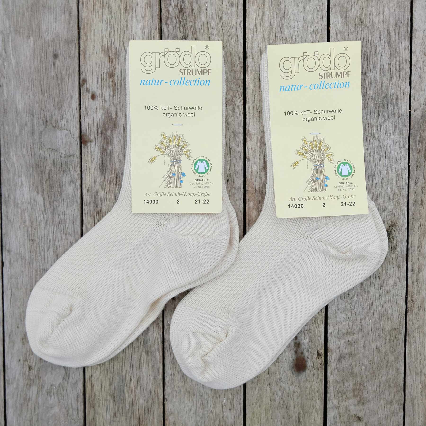 2pack Organic Fine Wool Socks for Babies & Children Woolly Socks for