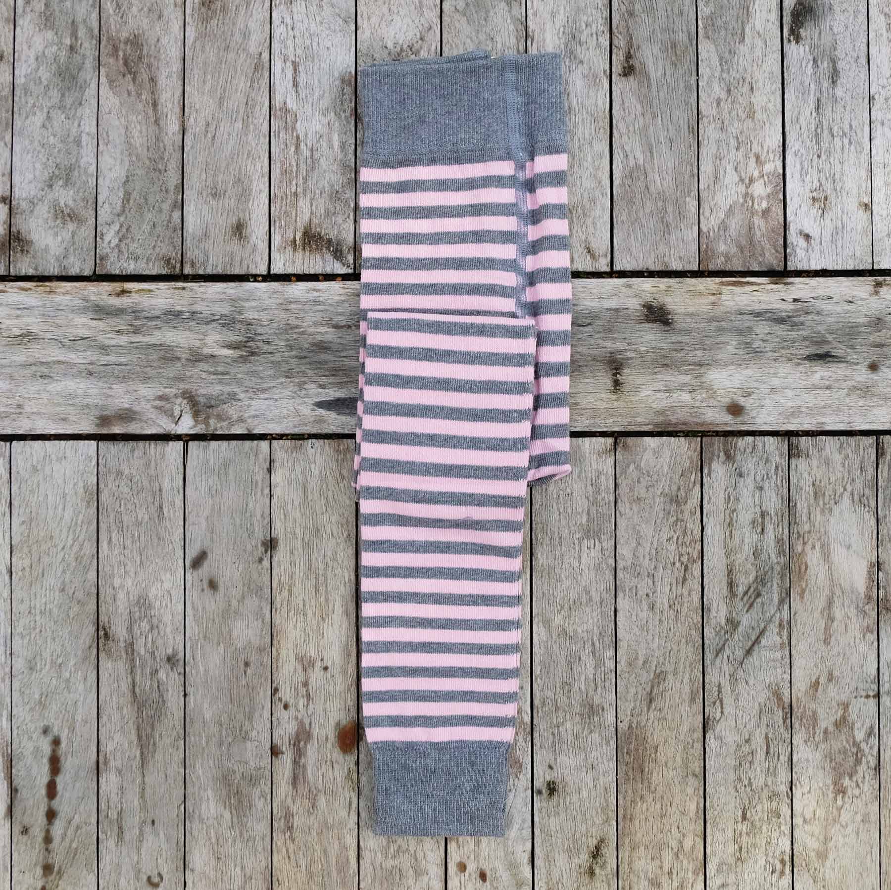 Striped Organic Cotton Leggings by Groedo Girls' Stripy Leggings in