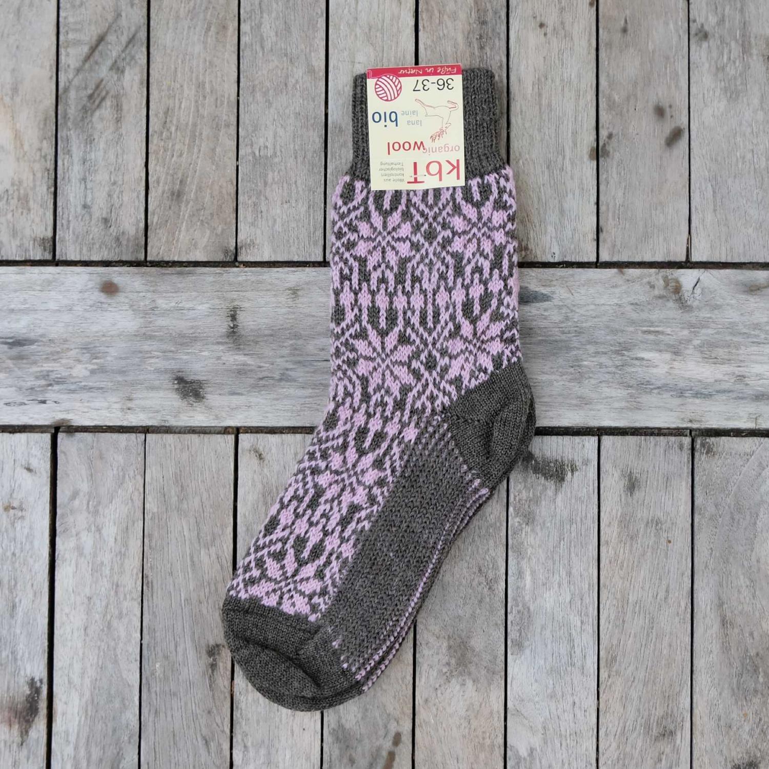 Wool Fair Isle Socks main image 1