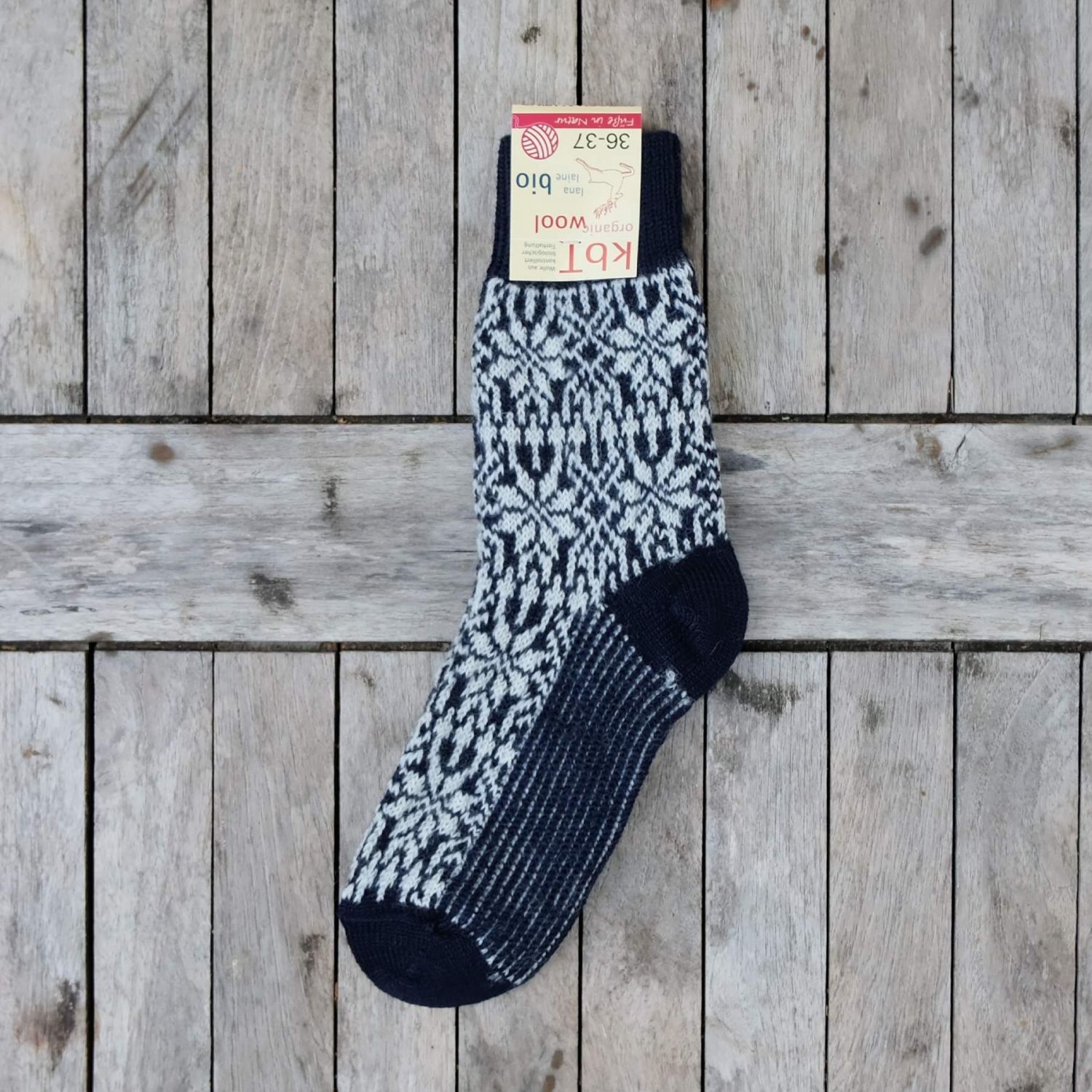 Wool Fair Isle Socks