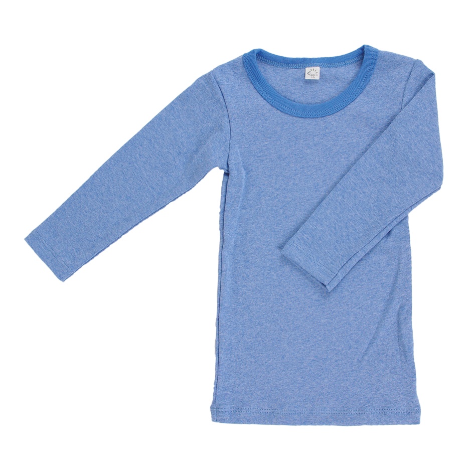 Organic Cotton Fine Rib Long Sleeve T-Shirt [092001-03] - £14.50 ...